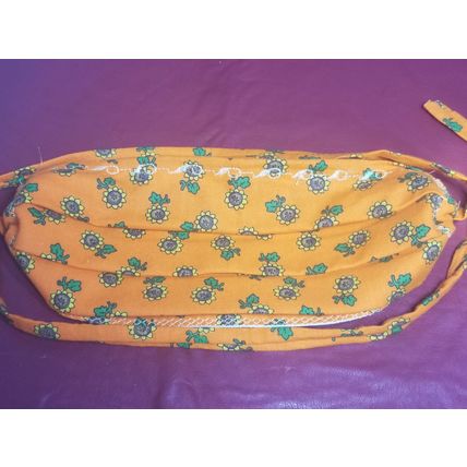 Cloth Face Mask w/ Copper/Silver Filters-Sunflower
