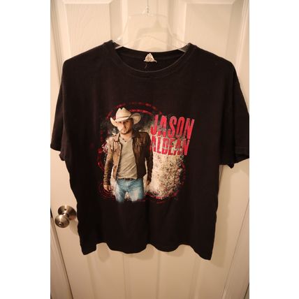 Jason Aldean 2012 Concert Tour Men's Black Size L T-Shirt