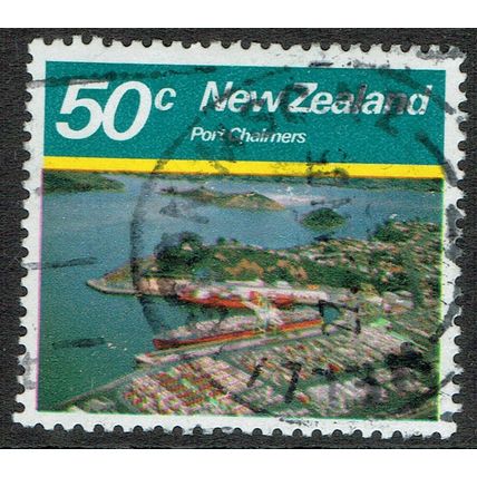New Zealand 1980 Large Harbours 50c Multicoloured SG1224 FU