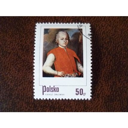 Poland 1974 Stamp Day Polish Paintings Child 50g used stamp SG2325 Costume art