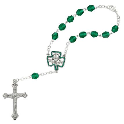 IRISH AUTO ROSARY, WITH TWO FREE PRAYER CARDS