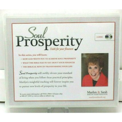 Marilyn Hickey Soul Prosperity "Faith For Your Finances" CD (2 Set CD)