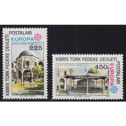 ZYPERN CYPRUS [Türkisch] MiNr 0055-56 ( **/mnh ) CEPT
