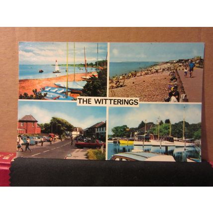 multiview, THE WITTERINGS, CHICHESTER, SUSSEX unused postcard Colourmaster =