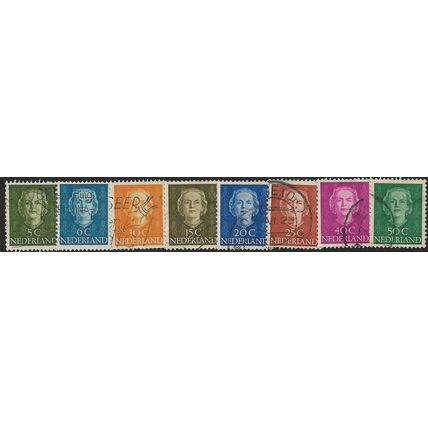 1949/1951 8 different values - fine used (o)