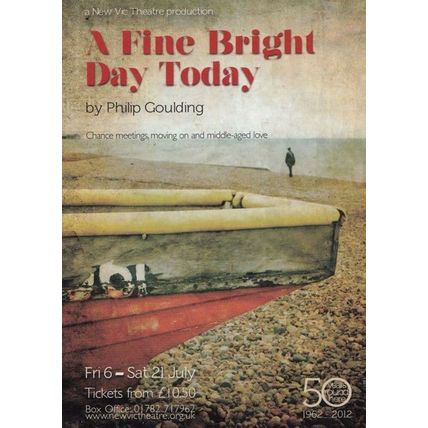 A Fine Bright Day Today Play New Vic Theatre Gala Poster Postcard Style Card