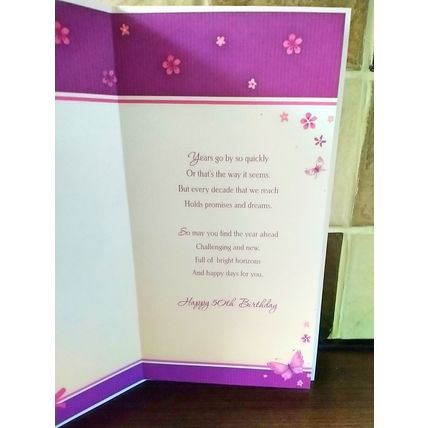 50th birthday card - 50th Birthday Greetings ( NEW IN STOCK )