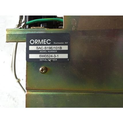 ORMEC SAC-S19E/101B AC BRUSHLESS SERVO DRIVE 5.78KW 15.2A 200-230VAC 3PH,SM