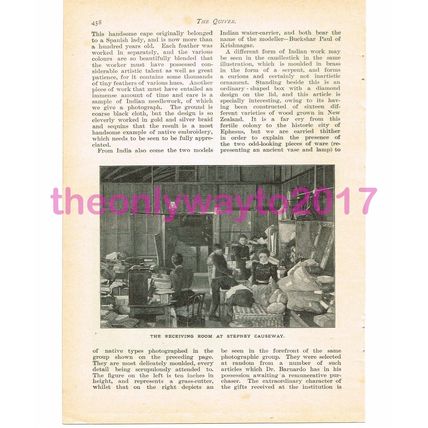 Receiving Room (for Charity), Stepney Causeway, Book Illustration (Print), c1899