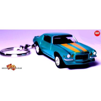 RARE KEYCHAIN 1971~1981 GREEN CHEVY CAMARO RS CUSTOM Ltd EDITION GREAT GIFT