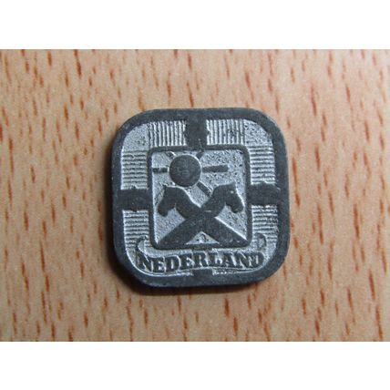 Netherlands 1941 5 Cents Coin High Grade