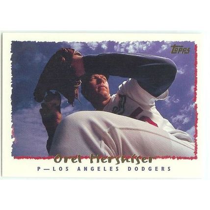 Orel Hershiser 5x card lot