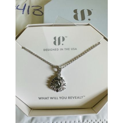 NIB Bomb Party 18" RBP8578 Inga Necklace LC Tourmaline Green Spinel Rhodium P