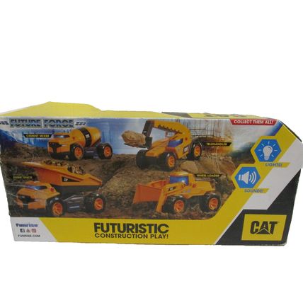 CAT Construction Future Force 11" Dump Truck with Lights Sounds