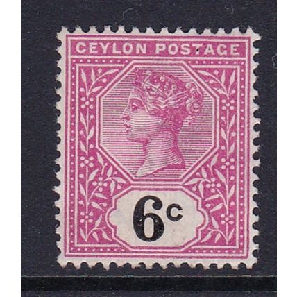 CEYLON 1899 6c MINT SG259