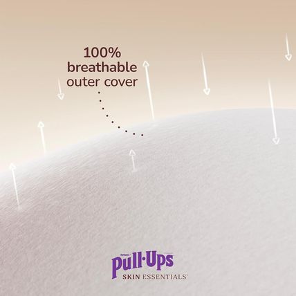 Pull-Ups Girls' Skin Essentials Potty Training Pants, Training Underwear, 3T-4T