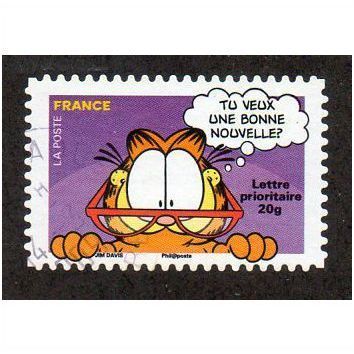 FRA 2008(55c) 'GARFIELD-GLASS)ES ' FINE USED (EBID20830