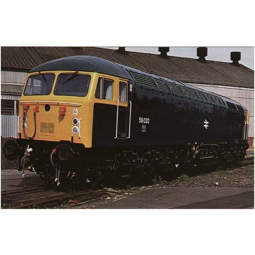 Railway Postcard BR Class 56 56032 DONCASTER WORKS 1977 Diesel Loco
