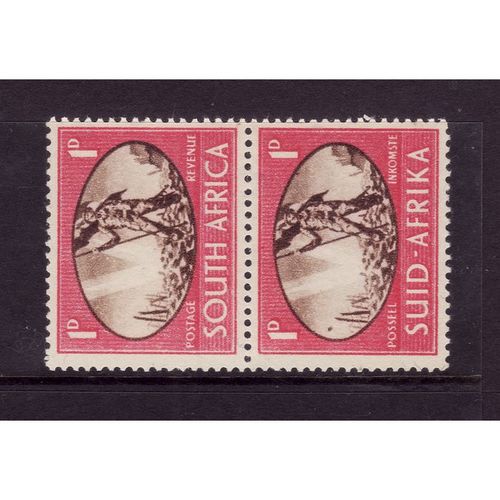 SOUTH AFRICA 1945 VICTORY 1d PAIR SG 108 U/M MINT