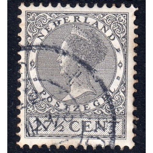 1924 NETHERLANDS 27 1/2c GREY FINE USED (G22)