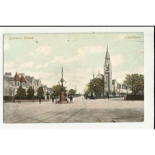 ABERDEEN Queens Cross Postcard by Wane & Co.