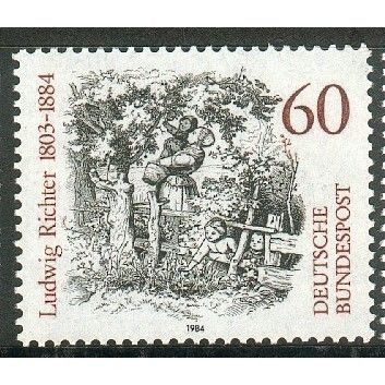 Germany 1984 - SG2063 - Death Centenary of Ludwig Richter - Illustrator (unused)