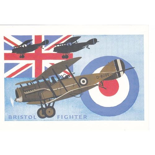 Artist Drawn Bristol Fighter Military Aircraft (AM2053)