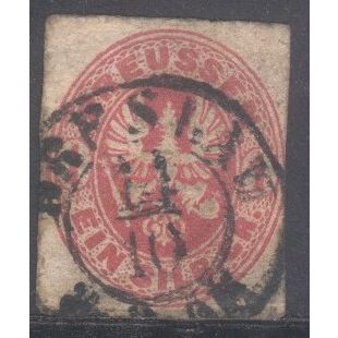 Germany (Prussia) 1861 - SG31 - 1sgr pink - Arms - used