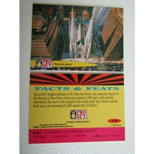 Pro Set 1992 Guinness Book of Records Trade Cards Card Variants (eb2)