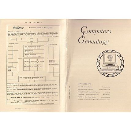 Computers in Genealogy: Sep 1993: Vol. 4 No. 11, p475-522