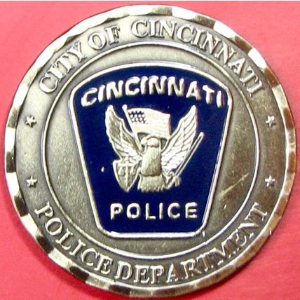 Cincinnati Police. Challenge Coin. Souvenir. 14b.
