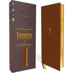 Nasb, Thompson Chain-Reference Bible, Leathersoft, Brown, 1995 Text, Red Letter,
