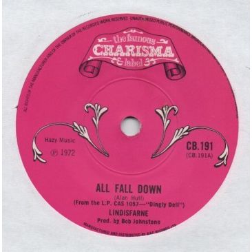 Lindisfarne - All fall down / We can swing together 1972 7" single vinyl CB191