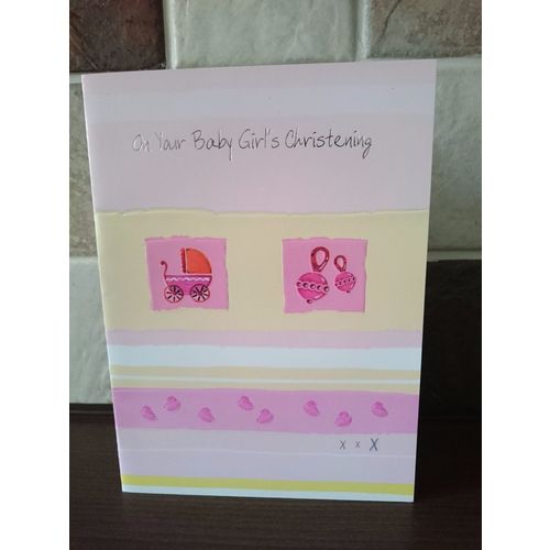 Christening Cards - On Your Baby Girl's Christening - 03