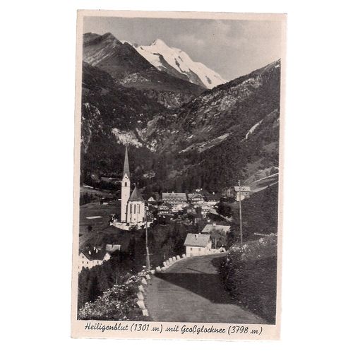 HEILIGENBLUT INET GCABGLACKNEC vintage unused postcard