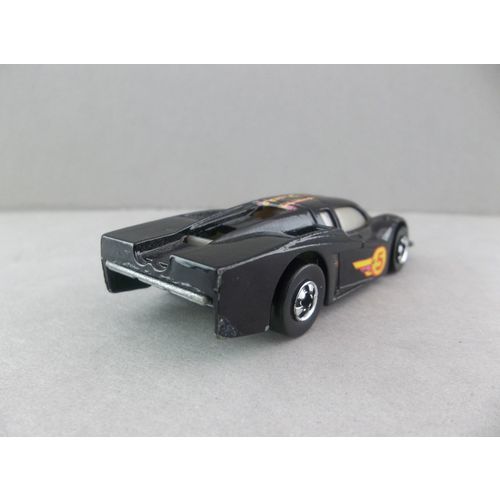 Hot Wheels 1988 Black Silver #5 Racecar