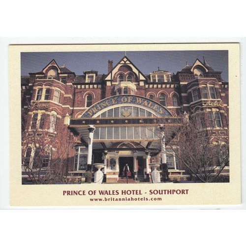 Prince of Wales Hotel Lord Street Southport Postcard PR8