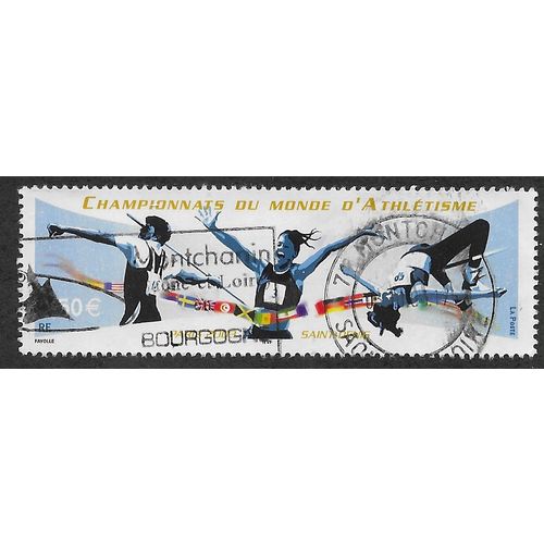 FRA 2003 50c 'IAAF WORLD ATHLETICS CHAMPIONSHIPS' FINE USED (EBID59-355)