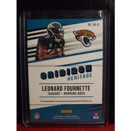 2019 Prestige LEONARD FOURNETTE (Jaguars) Gridiron Heritage Jersey #GH-LF