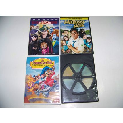 USED!! LOT OF 5 KIDS DVD'S, HOTEL TRANSYLVANIA, MORE, FREE SHIPPING US ONLY!!