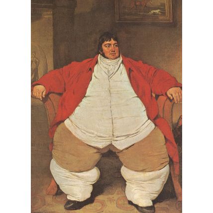 Leicester Museum Daniel Lambert Worlds Fattest Man Postcard