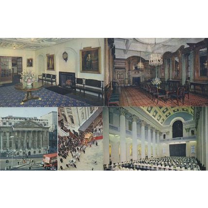 Mansion House London Lord Mayor Procession 4x Postcard s