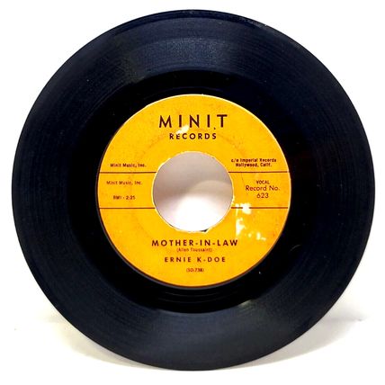 1961 Ernie K. Doe Mother-In-Law, Wanted $10,000.00 Reward 45 rpm (S2A)