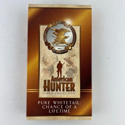 NRA American Hunter Pure Whitetail: Chance Of A Life Time VHS Video Tape