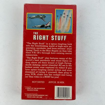 Blue Angels The Right Stuff - High Flying Death Defying Aerial Wizardry VHS New