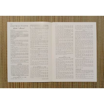 Knitted Lace Pattern Cloth Marion 27 Inch Diameter by Marianne 6 Pages