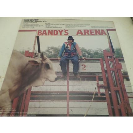 Moe Bandy - Cowboys Aint Supposed To Cry - 1977 - 12" Vinyl LP - CBS 82295