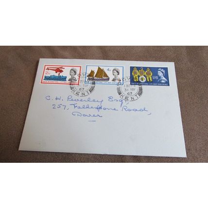 1965 GB FDC Cover - RNLI / Lifeboats - Dover Kent frank