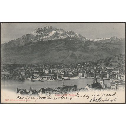 Luzern und Pilatus, 1905 - Photoglob AK