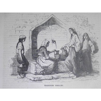 Women of Trebizond + The Subaqueous Lamp - Ballou's Pictorial, May 22, 1857.